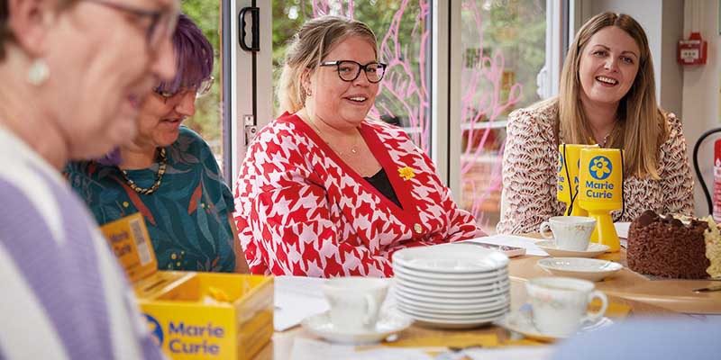 Marie Curie Fundraising Volunteers in Glastonbury