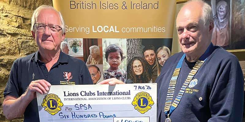 The Glastonbury and Street Lions Club Presentation